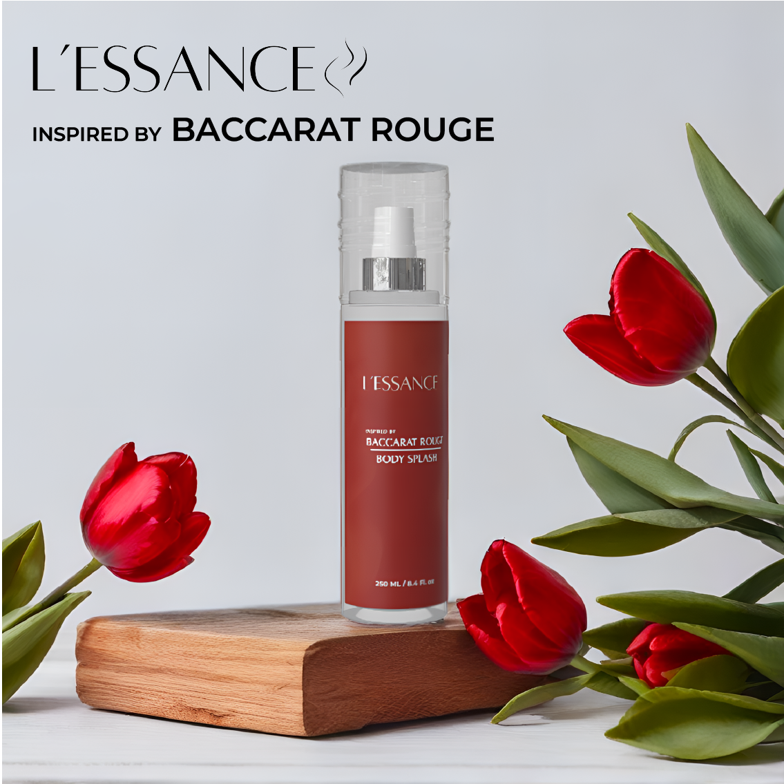 BODY SPLASH L'ESSANCE inspired by BACCARAT ROUGE 250 ML